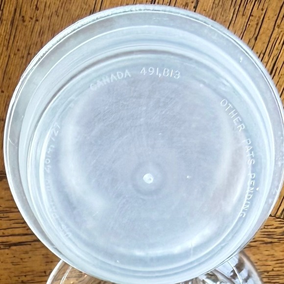 Set 2 Vintage Clear Glass Apothecary Candy Jars Pedestal Ribbed Collar Canada 9" - Picture 8 of 10